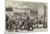 Sketches from Ireland, the Pig Fair at Trim, County Meath-null-Mounted Giclee Print