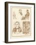 Sketches from Life at Rambouillet During President Loubet's Holiday-Charles Paul Renouard-Framed Giclee Print