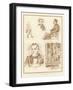 Sketches from Life at Rambouillet During President Loubet's Holiday-Charles Paul Renouard-Framed Giclee Print