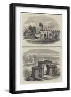 Sketches from Lucknow-null-Framed Giclee Print