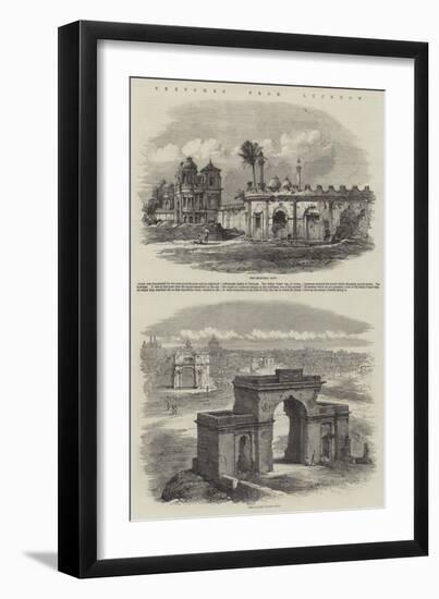 Sketches from Lucknow-null-Framed Giclee Print