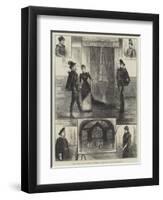 Sketches from Moro, the Painter of Antwerp, at Her Majesty's Theatre-Henry Stephen Ludlow-Framed Giclee Print