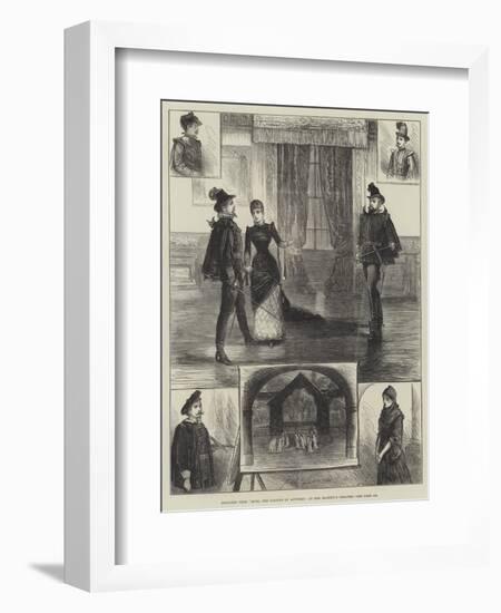 Sketches from Moro, the Painter of Antwerp, at Her Majesty's Theatre-Henry Stephen Ludlow-Framed Giclee Print