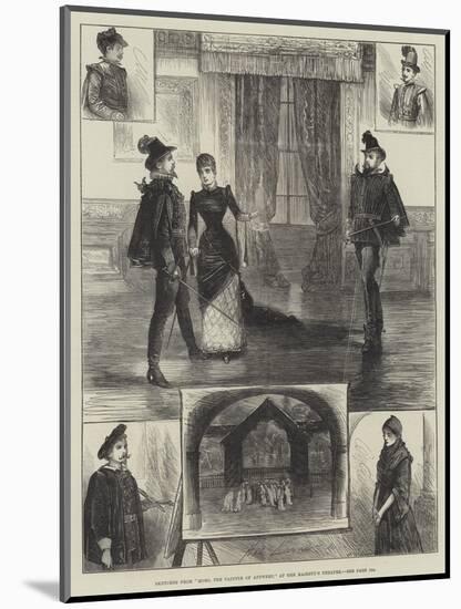 Sketches from Moro, the Painter of Antwerp, at Her Majesty's Theatre-Henry Stephen Ludlow-Mounted Giclee Print