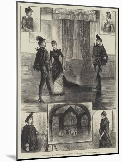 Sketches from Moro, the Painter of Antwerp, at Her Majesty's Theatre-Henry Stephen Ludlow-Mounted Giclee Print