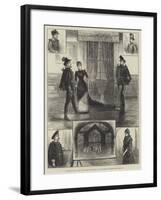 Sketches from Moro, the Painter of Antwerp, at Her Majesty's Theatre-Henry Stephen Ludlow-Framed Giclee Print