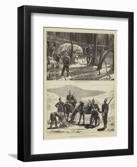 Sketches from South Africa-Charles Edwin Fripp-Framed Premium Giclee Print