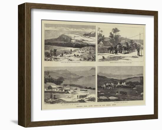 Sketches from South Africa-Charles Edwin Fripp-Framed Giclee Print