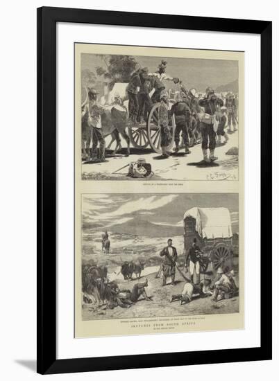 Sketches from South Africa-Charles Edwin Fripp-Framed Giclee Print