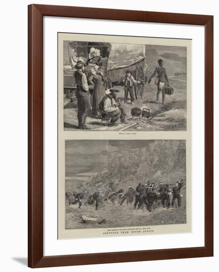 Sketches from South Africa-Charles Edwin Fripp-Framed Giclee Print