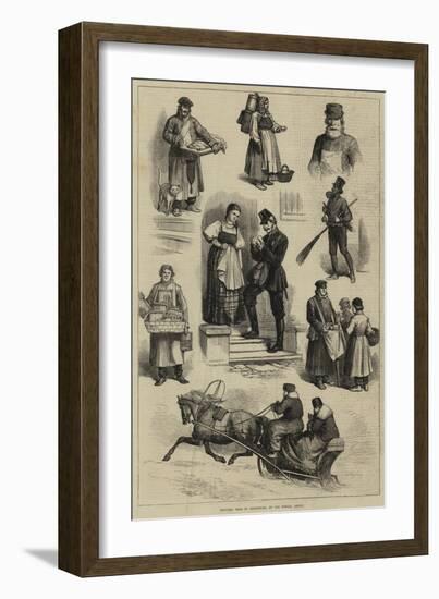 Sketches from St Petersburg-null-Framed Giclee Print