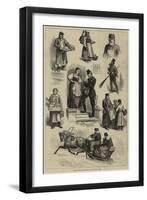 Sketches from St Petersburg-null-Framed Giclee Print