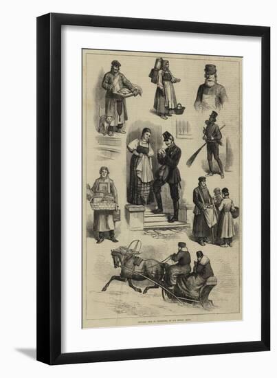 Sketches from St Petersburg-null-Framed Giclee Print