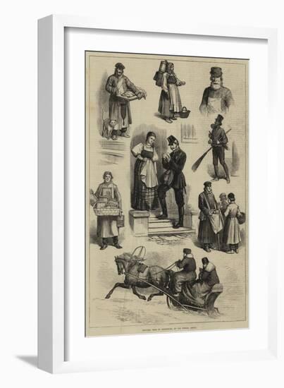 Sketches from St Petersburg-null-Framed Giclee Print