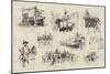 Sketches from The Illustrated Naval and Military Magazine, No 1, July 1884-William Heysham Overend-Mounted Giclee Print