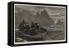 Sketches from the Land's End, Ii, Seine Fishing Off the Logan Rock-Frank Dadd-Framed Stretched Canvas