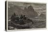 Sketches from the Land's End, Ii, Seine Fishing Off the Logan Rock-Frank Dadd-Stretched Canvas