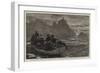 Sketches from the Land's End, Ii, Seine Fishing Off the Logan Rock-Frank Dadd-Framed Giclee Print