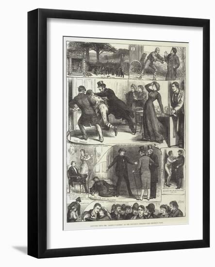 Sketches from the Lights O' London, at the Princess's Theatre-Francis S. Walker-Framed Giclee Print