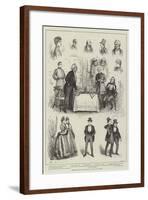 Sketches from The Magistrate at the Court Theatre-Henry Stephen Ludlow-Framed Giclee Print