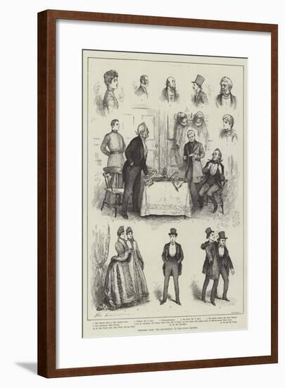 Sketches from The Magistrate at the Court Theatre-Henry Stephen Ludlow-Framed Giclee Print