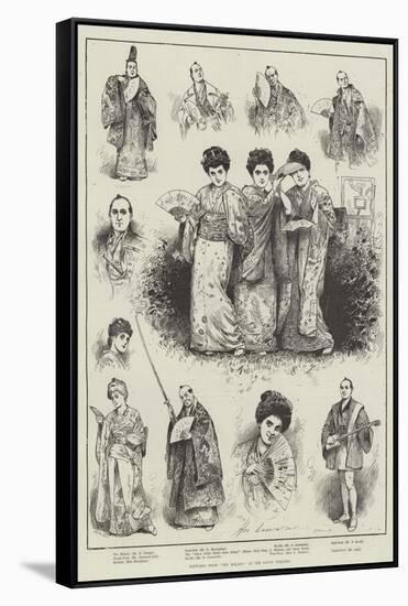 Sketches from The Mikado at the Savoy Theatre-Henry Stephen Ludlow-Framed Stretched Canvas