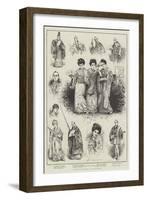 Sketches from The Mikado at the Savoy Theatre-Henry Stephen Ludlow-Framed Giclee Print