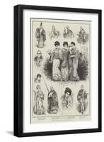 Sketches from The Mikado at the Savoy Theatre-Henry Stephen Ludlow-Framed Giclee Print