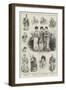 Sketches from The Mikado at the Savoy Theatre-Henry Stephen Ludlow-Framed Premium Giclee Print