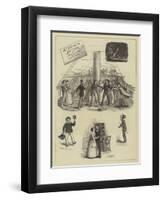 Sketches from the New Drama Stem to Stern Played at the Surrey Theatre, 16 April 1876-null-Framed Giclee Print