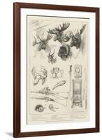 Sketches from the Sport and Art Exhibition at the Grosvenor Gallery-null-Framed Giclee Print