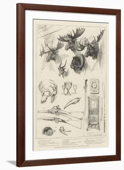 Sketches from the Sport and Art Exhibition at the Grosvenor Gallery-null-Framed Giclee Print