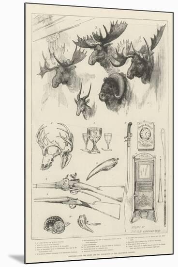 Sketches from the Sport and Art Exhibition at the Grosvenor Gallery-null-Mounted Giclee Print