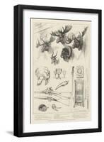 Sketches from the Sport and Art Exhibition at the Grosvenor Gallery-null-Framed Giclee Print