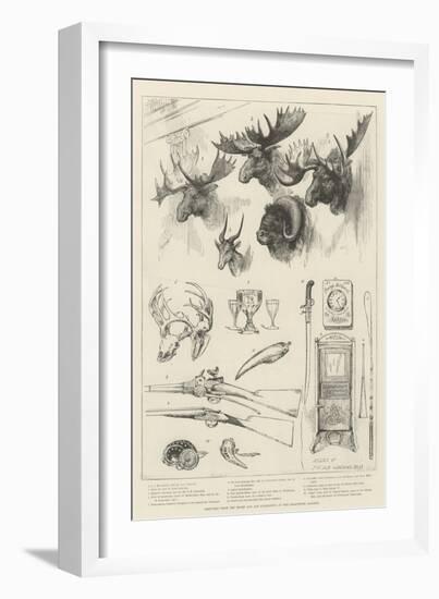 Sketches from the Sport and Art Exhibition at the Grosvenor Gallery-null-Framed Giclee Print