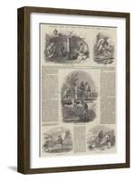 Sketches from the Turon Gold Fields, New South Wales-null-Framed Giclee Print