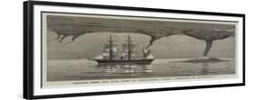 Sketches from the West Coast of Africa, HMS Boxer Surrounded by Waterspouts-Joseph Nash-Framed Giclee Print