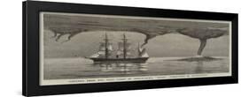 Sketches from the West Coast of Africa, HMS Boxer Surrounded by Waterspouts-Joseph Nash-Framed Giclee Print