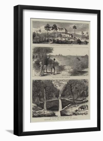 Sketches from the West Coast of Africa-William Ralston-Framed Giclee Print