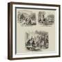 Sketches in a Court-House, Upper Canada-null-Framed Giclee Print