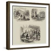 Sketches in a Court-House, Upper Canada-null-Framed Giclee Print