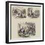 Sketches in a Court-House, Upper Canada-null-Framed Giclee Print