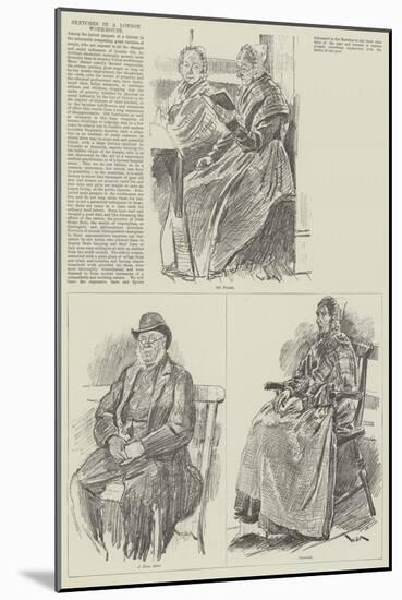 Sketches in a London Workhouse-William Douglas Almond-Mounted Premium Giclee Print