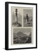 Sketches in Afghanistan-null-Framed Giclee Print