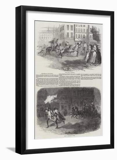 Sketches in Alexandria-null-Framed Giclee Print