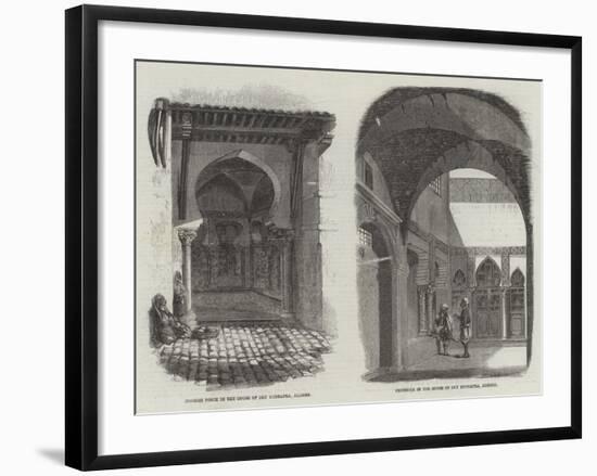 Sketches in Algiers-null-Framed Giclee Print