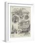 Sketches in Antwerp-null-Framed Giclee Print