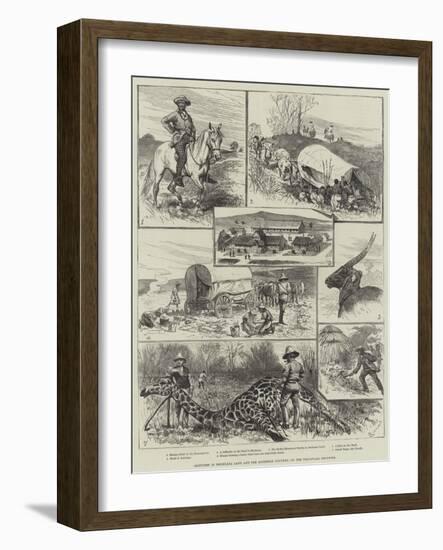 Sketches in Bechuana Land and the Matebele Country, on the Transvaal Frontier-Alfred Courbould-Framed Giclee Print