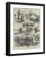 Sketches in Bechuana Land and the Matebele Country, on the Transvaal Frontier-Alfred Courbould-Framed Giclee Print