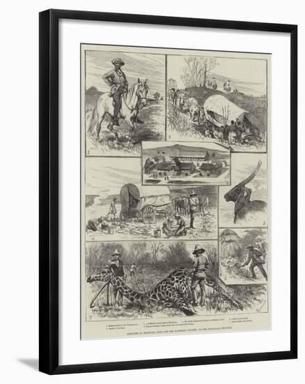 Sketches in Bechuana Land and the Matebele Country, on the Transvaal Frontier-Alfred Courbould-Framed Giclee Print